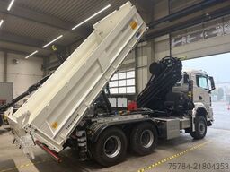 MAN TGS  33.520 6X6 NEU 3-S-KIPPER BORDMATIK HIAB KRAN X-352E HIPRO, MIETKAUF MGL