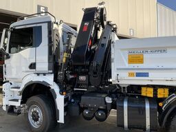 MAN TGS  33.520 6X6 NEU 3-S-KIPPER BORDMATIK HIAB KRAN X-352E HIPRO, MIETKAUF MGL
