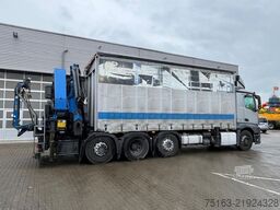 MERCEDES-BENZ Antos 3245 8x2/4 Pritsche Heckkran 42m/to, Jib,