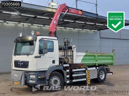MAN TGM 18.290 4X2 HMF1035-K2 Crane Kran 6m3 3-side...