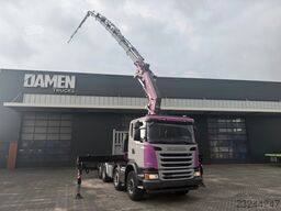 Scania G 450 8x2 FASSI F 820 RA.2.28 + JIB