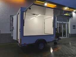 trailershop stand Infostand Verkaufsanhänger small 230 Volt Licht gebraucht verfügbar