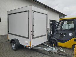 trailershop stand Infostand Verkaufsanhänger small 230 Volt Licht gebraucht verfügbar