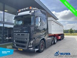 Volvo FH16 750 6x2/4 i.c.m. KWB P3 oplegger met Hiab ...