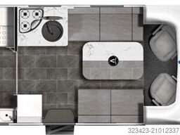 AHORN Camp T 640 Plus TV,Hubbett,Fahrradträger,Markise