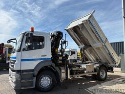 Mercedes-Benz Axor + HIAB 088 ES -3 HIDUO + TIPPER + MANUAL