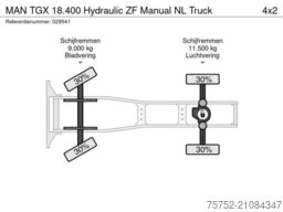 MAN TGX 18.400 Hydraulic ZF Manual NL Truck