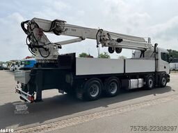 Scania R 144 8x4 Retarder MKG 55 Tonmeter Dachdecker Kran
