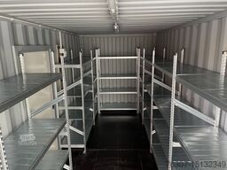 Other 20’ DV mit Fachbodenregalen, Licht, Tür