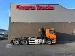 DAF CF 450 6X4H-4 BL  + HYVA HAAKARMSYSTEEM + HMF 1...
