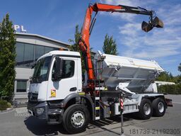 Mercedes-Benz Arocs 2636 / 6x4 / HDS Fassi / 3-Way Tip
