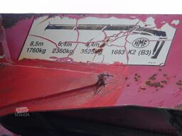 DAF CF 85.380 + MANUAL + HMF 1680 + HYVA + 6X2