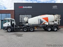 MAN TGS 33.460 6x4 +Mixeroplegger 12 m3 De Buf Euro 6