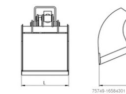 ungesetzt Greifer Holz Schrott Zweischallen m. Rotator