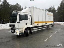 MAN TGM 18.290 4x2 18 pallets box truck with lift and