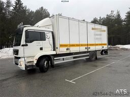 MAN TGM 18.290 4x2 18 pallets box truck with lift and