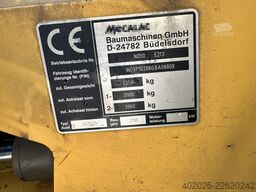 Ahlmann AX 1000 , Klappschaufel + Palettengabel