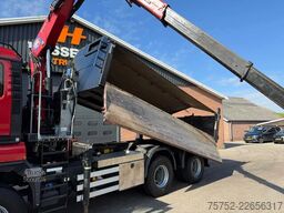 MAN TGS 33.440 6X6 HMF Kraan AHK 3 Zijdige Kipper A...