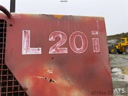 O&K L20i wheel loader with bucket. Repair object