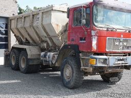 MAN F90 24.362 DFAK 6x6 Allrad Kalkstreuer