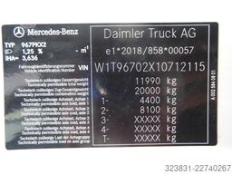 MERCEDES-BENZ 1223 Atego, 19 Paletten, Garantie, TOP-ZUSTAND!!