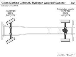 Green Machine GM500H2 Hydrogen Waterstof Sweeper