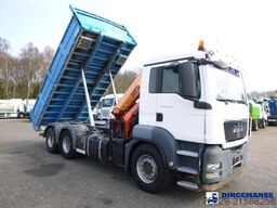M.A.N. TGS 26.400 6X4 tipper + Palfinger PK15002