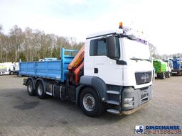 M.A.N. TGS 26.400 6X4 tipper + Palfinger PK15002