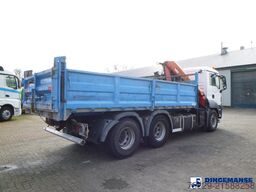 M.A.N. TGS 26.400 6X4 tipper + Palfinger PK15002