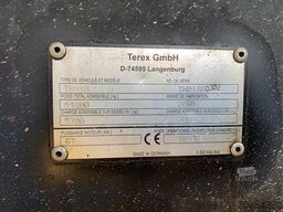 Terex TW110 with two-piece offset boom and 3 buckets