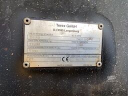 Terex TW110 with two-piece offset boom and 3 buckets