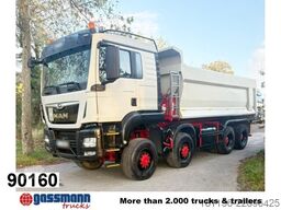 MAN TGS 35.500 8X6 BB, Stahlmulde ca. 18m³