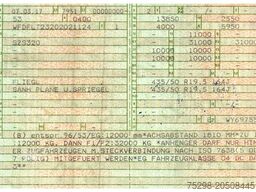 FLIEGL SZS320 / Hubdach / 6.500 kg / Mega