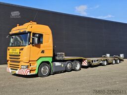 Scania R410 6x2 RETARDER + NOOTEBOOOM SEMI TRAILER