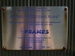  FRAMES Biogas Processing Plant Complete Biogas Pro