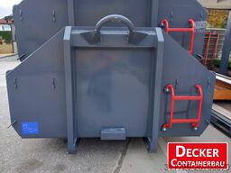 Decker Containerbau Abrollcontainer, Bayernbox, Pendelklappe