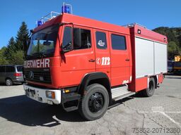 Mercedes-Benz 1124 AF LF 16 Löschfahrzeug Schlauchhaspel Metz Pumpe Feuerwehr