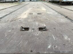 Wecon Plattform mittig+außen Zurringe verzinkt