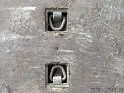 Wecon Plattform mittig+außen Zurringe verzinkt