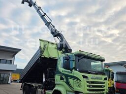 SCANIA R490 / 6X4 / Blatt / 18m Hiab Kran