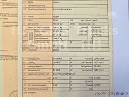 SCANIA R490 / 6X4 / Blatt / 18m Hiab Kran