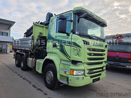 SCANIA R490 / 6X4 / Blatt / 18m Hiab Kran