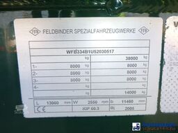 Feldbinder Powder tank alu 60 m3 (tipping)