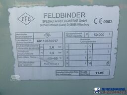 Feldbinder Powder tank alu 60 m3 (tipping)