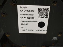 KAUP 1,5T451 Breite 970 mm