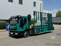 Iveco Eurocargo 75-21 HEGLA-Glastransport Kran