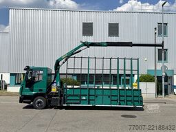 Iveco Eurocargo 75-21 HEGLA-Glastransport Kran