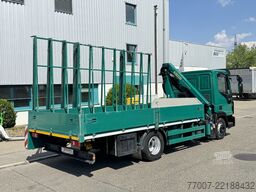 Iveco Eurocargo 75-21 HEGLA-Glastransport Kran