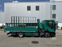 Iveco Eurocargo 75-21 HEGLA-Glastransport Kran