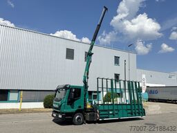 Iveco Eurocargo 75-21 HEGLA-Glastransport Kran